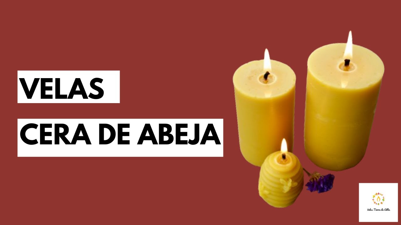 Como HACER VELAS con CERA de ABEJA 🐝 (Tutorial Paso a Paso)