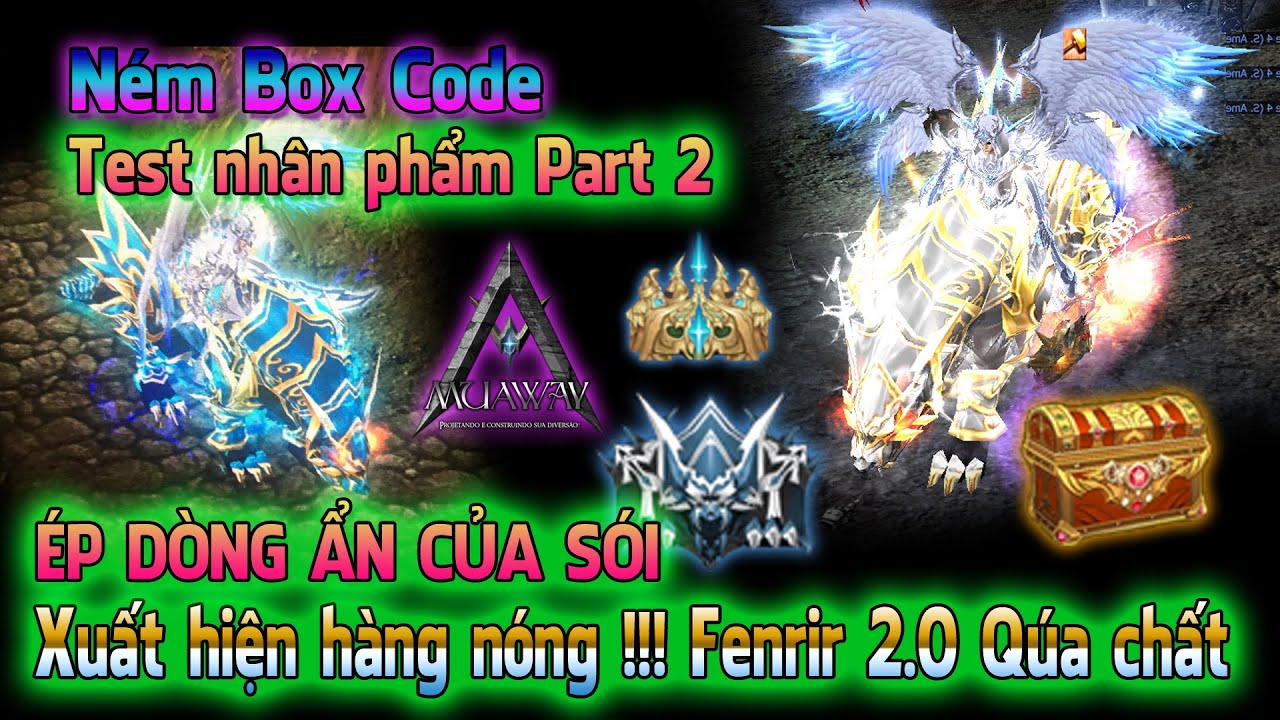 Ném Box Code MuAwaY Phần 2 Săn và Ép dòng sói tinh 2.0 Fenrir Steel - Blue - Black hàng nóng | HNGtv