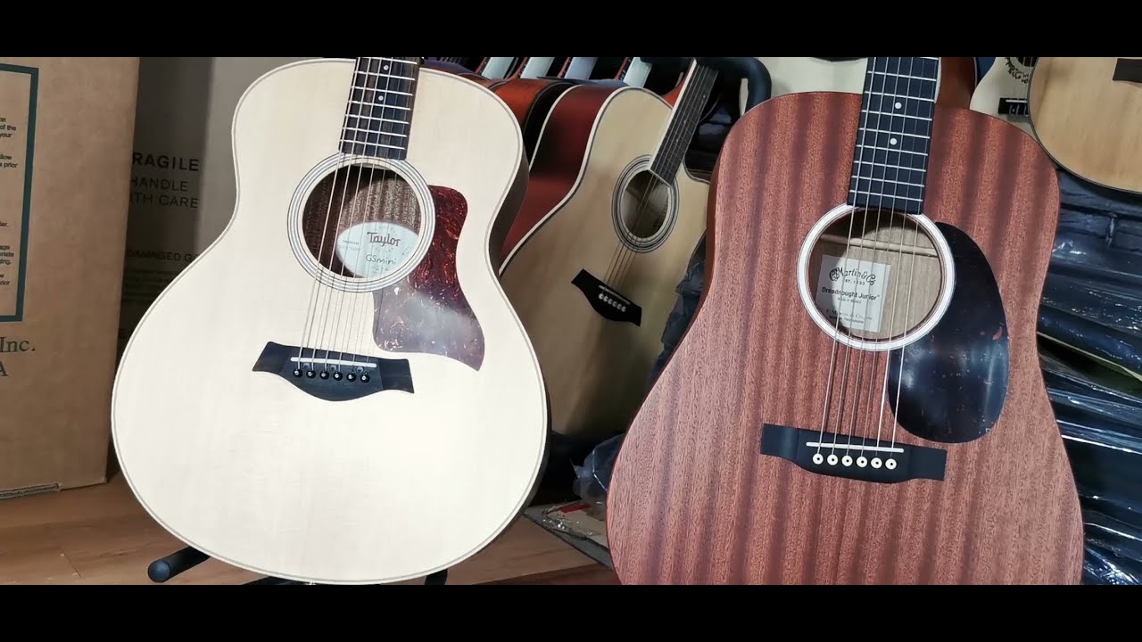 Acoustic Guitar Taylor VS Martin (GS Mini vs DJR Dreadnought Junior)