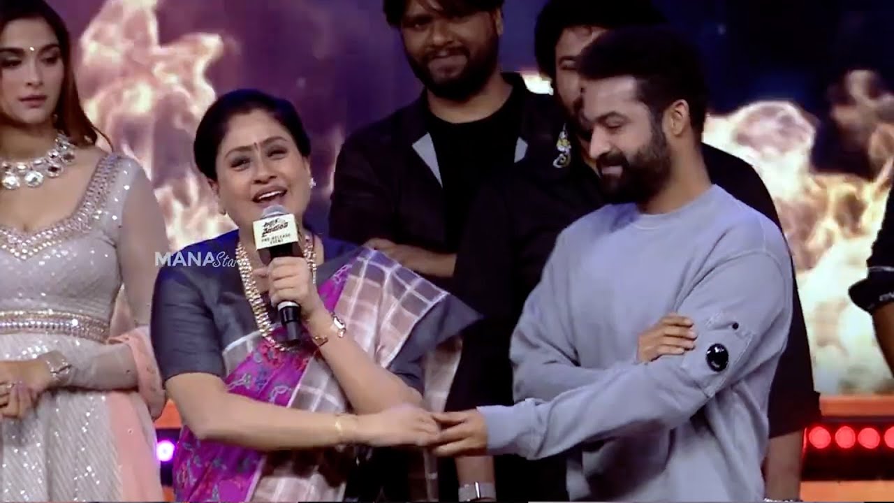 VijayaShanthi Superb Words About Jr NTR | Arjun S/o Vyjayanthi Pre Release Event Live | Manastars