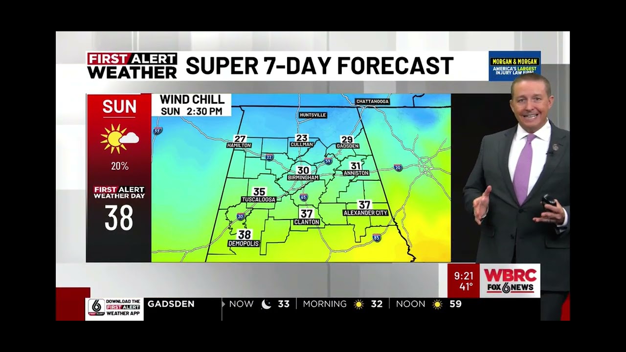 Weather update by Chief Meteorologist Wes Wyatt @weswyattweather 