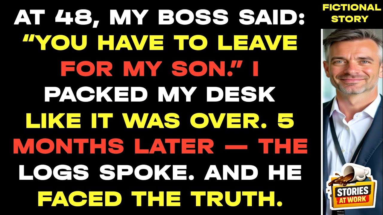 At 48, My Boss Said I Had to Leave for His Son — Five Months Later, He Faced the Truth...