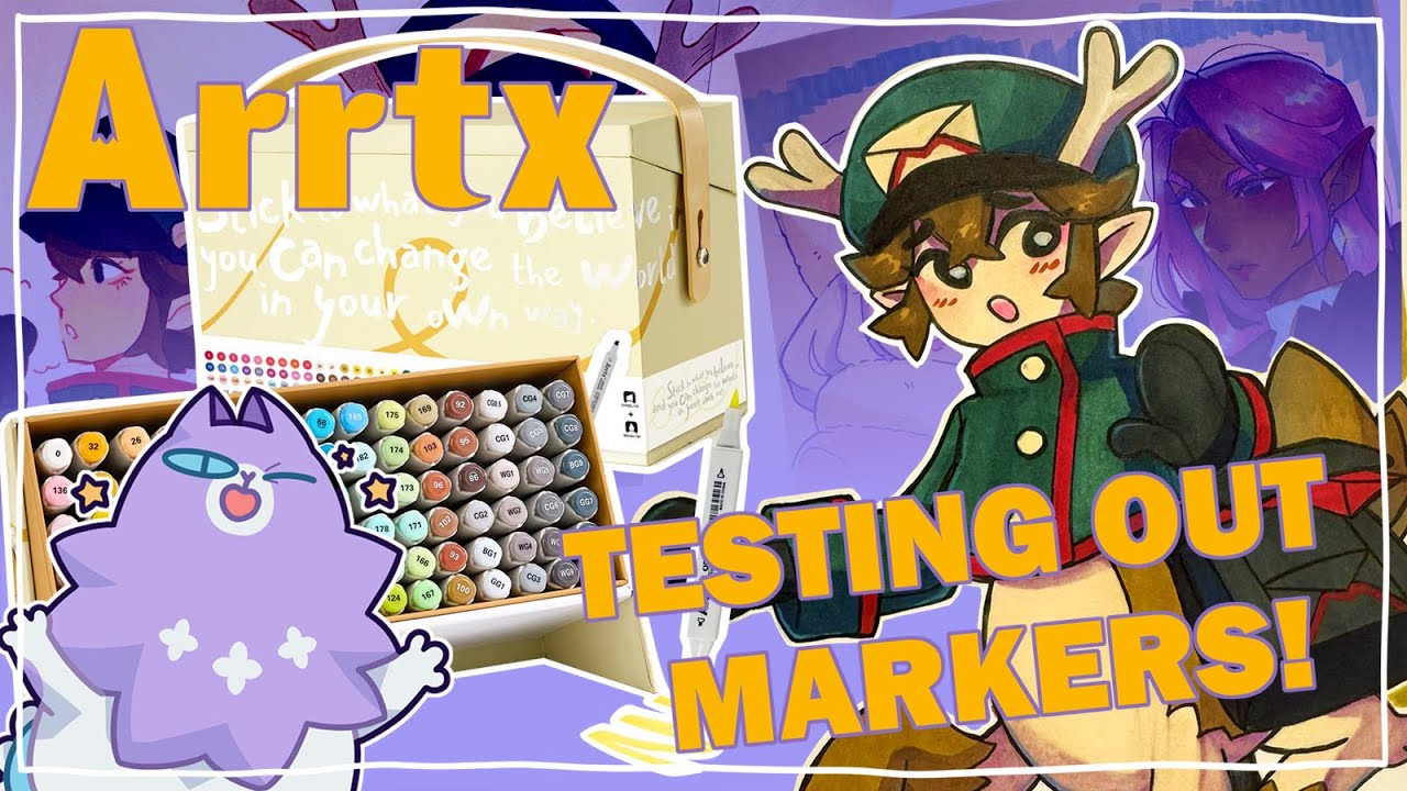 Тестирую спиртовые маркеры Arrtx OROS! ✨✨