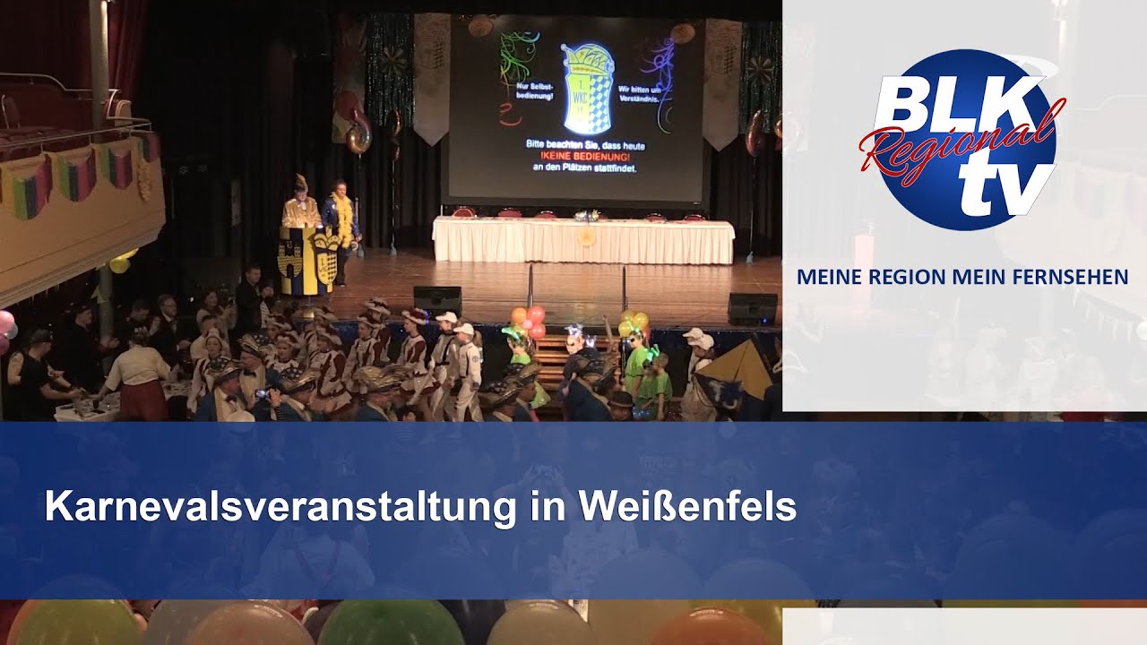 Karnevalsveranstaltung in Weißenfels