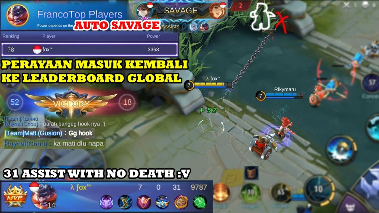HOOK MUSUH SAMPE BIKIN TEAM KENYANG, 52 TOTAL KILL DALAM SATU MATCH WKWK