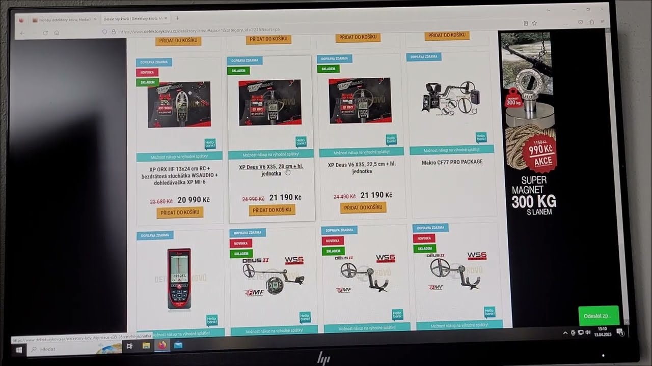 Vyber detektoru kovu - Detektor pro pokrocile nad 20000Kc