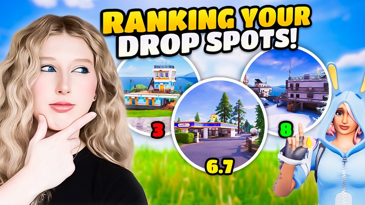 The WORST and The BEST Drop Spots in Fortnite!