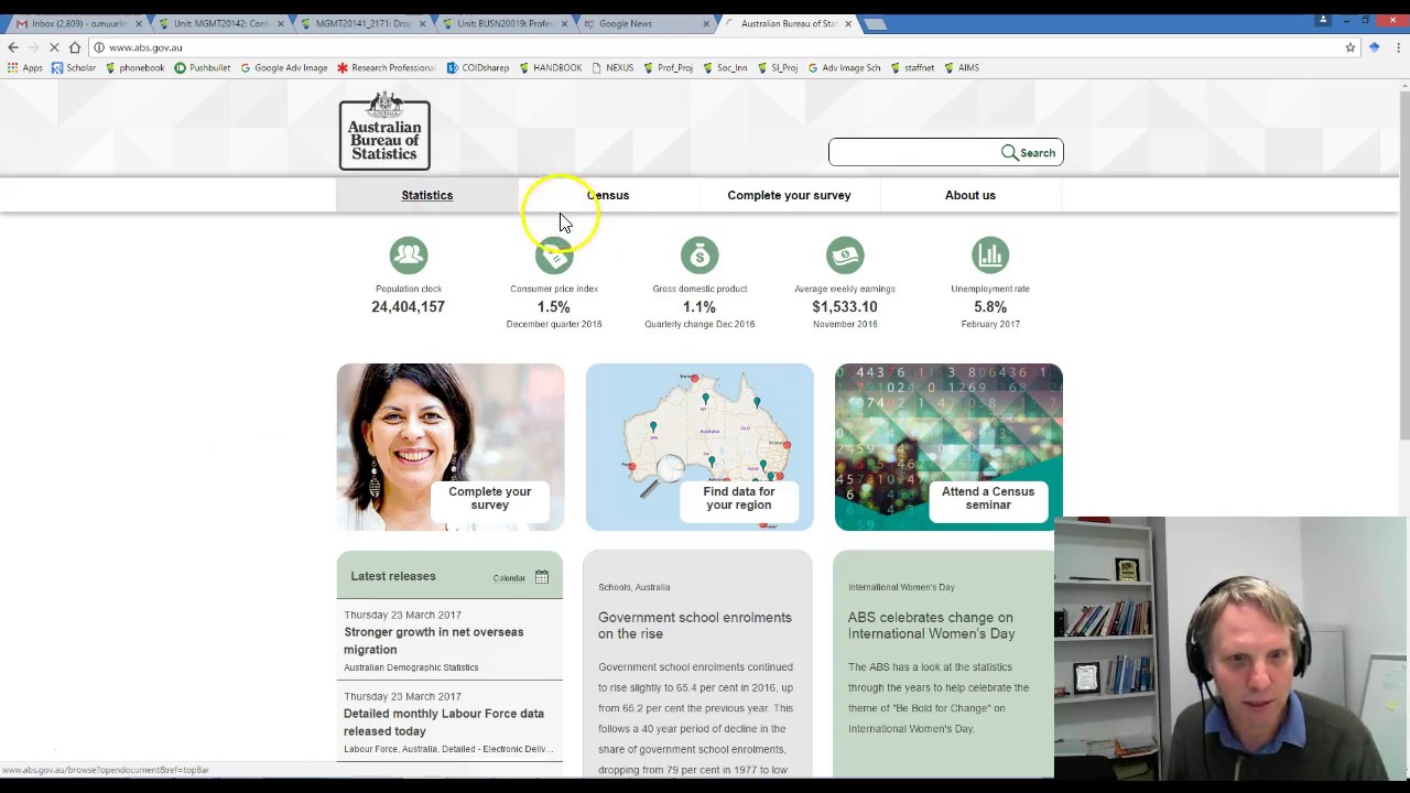 Doing simple secondary data research projects