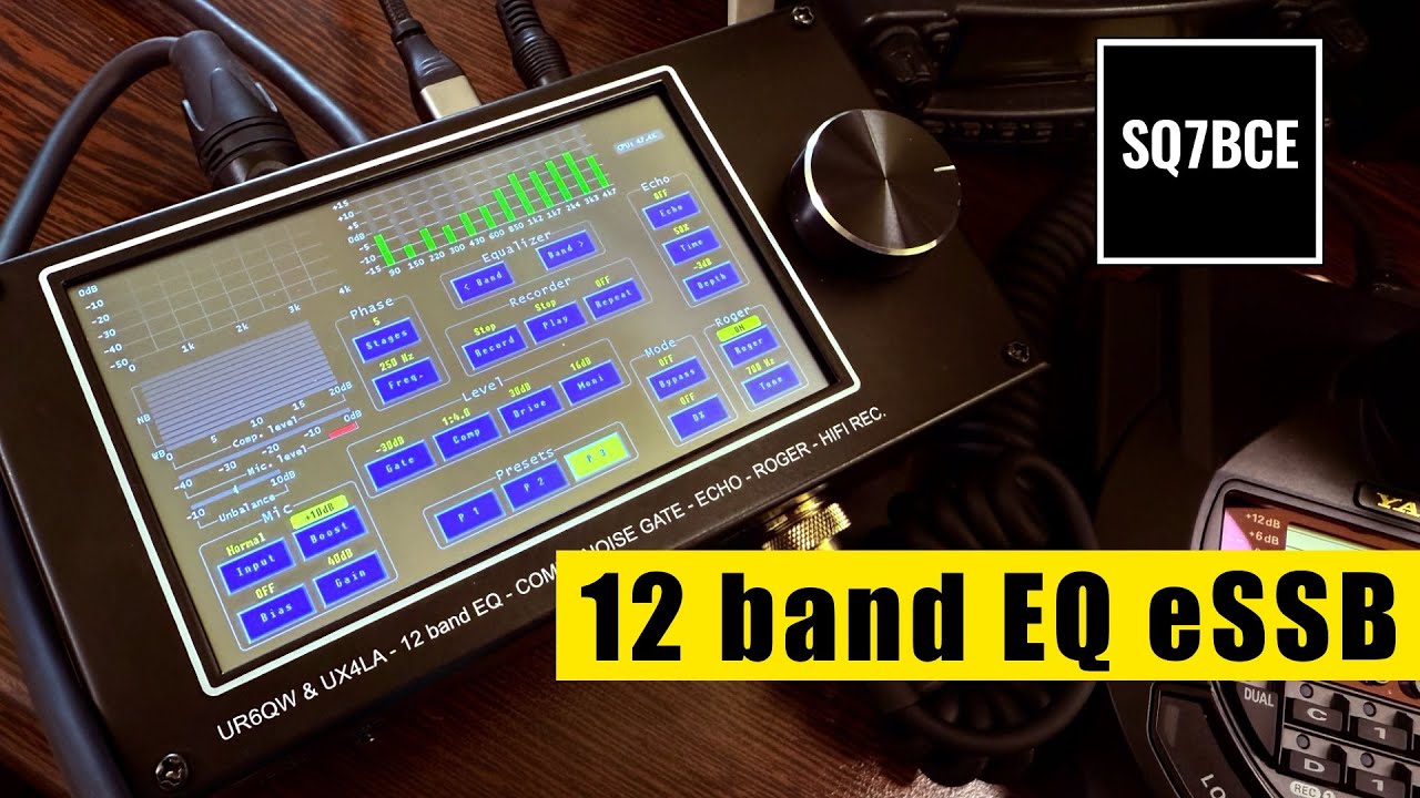 12 Band Equalizer EQ V.8 by UR6QW & UX4LA + Flex Radio - eSSB for Ham Radio czyli Ukrainka EQ