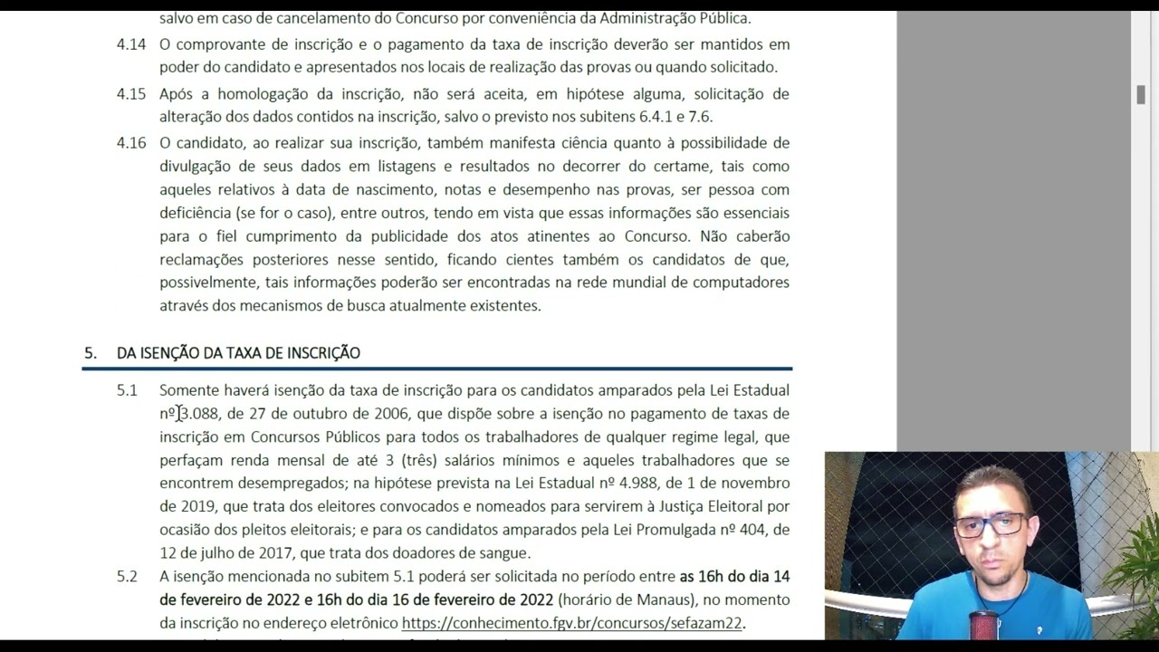 SEFAZ AM: an&aacute;lise do edital
