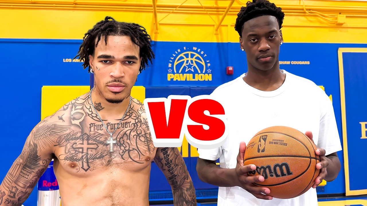 I 1v1'd The Number 1 NBA Draft Pick! (AJ DYBANTSA)