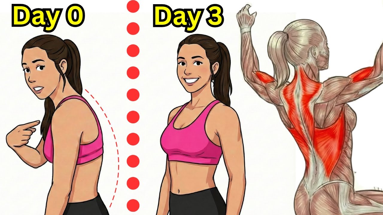 Best Posture Correction Workout For Moms Easy👀 Light Dumbbells and Kettlebells