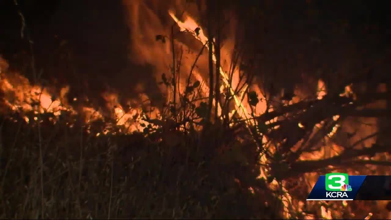 Crews Hope To Hold Fire Lines In Mendocino County