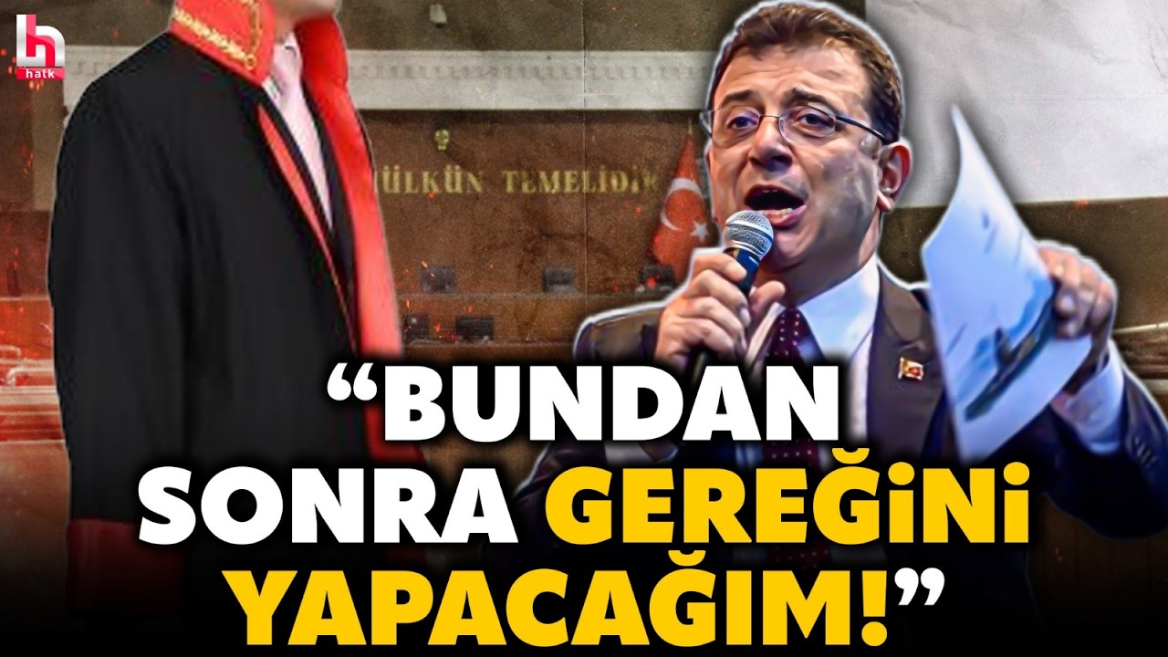 İmamoğlu, bu s&ouml;zleri ile salonu ayağa kaldırdı: Savcıya y&ouml;nelik &ccedil;ok sert konuştu!