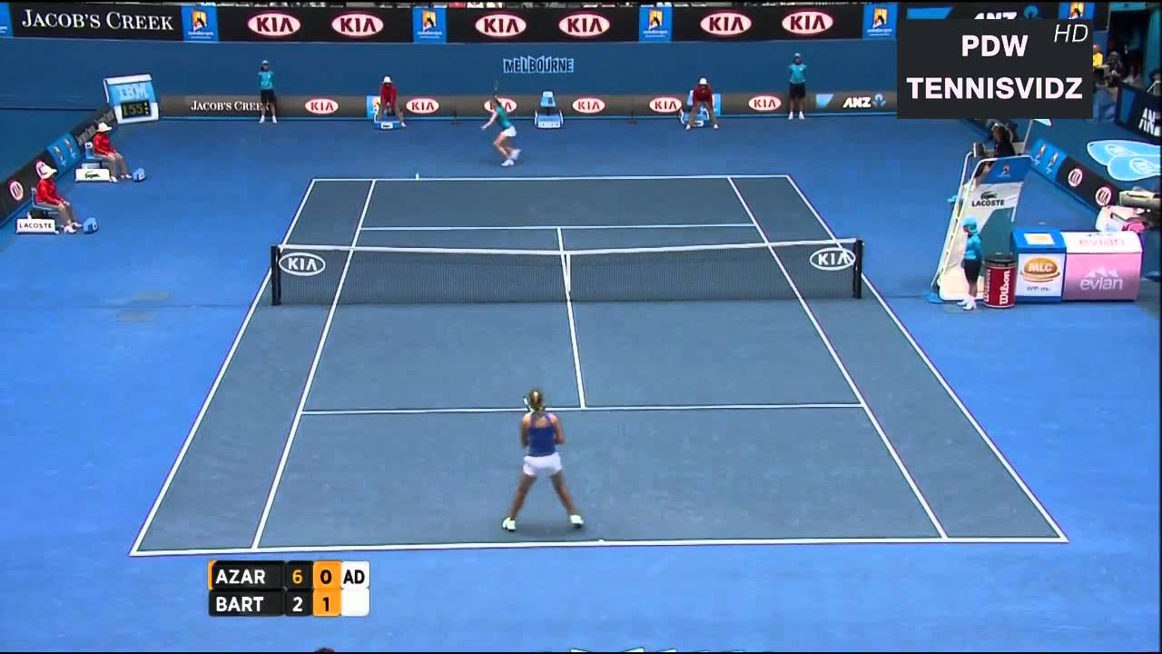 Azarenka vs Barthel Australian Open 2012 Highlights