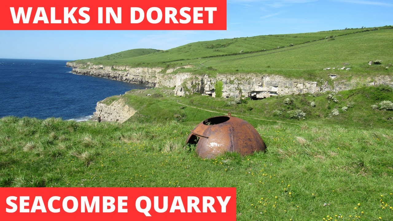 WALKS IN DORSET at SEACOMBE QUARRY & WORTH MATRAVERS (4K)