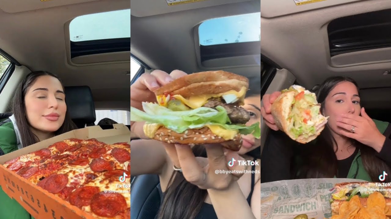 THE BEST OF @bbynedaeatz TIKTOK MUKBANG!