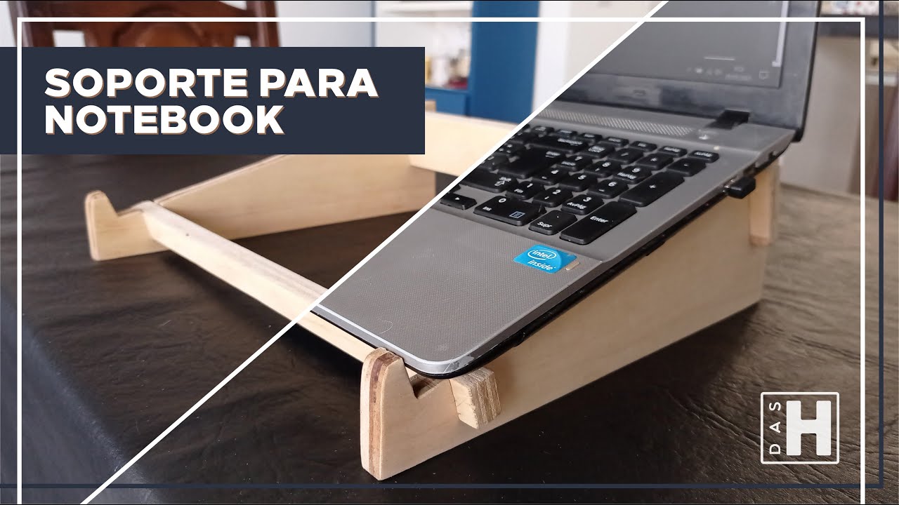 C&Oacute;MO HACER SOPORTE PARA NOTEBOOK I  ECON&Oacute;MICO Y PORT&Aacute;TIL (PLANOS GRATIS)