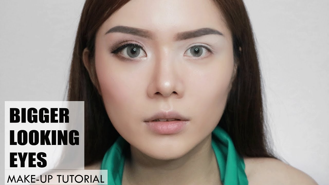 Bigger looking eyes make-up tutorial (ENG SUB) | Christine Sindoko
