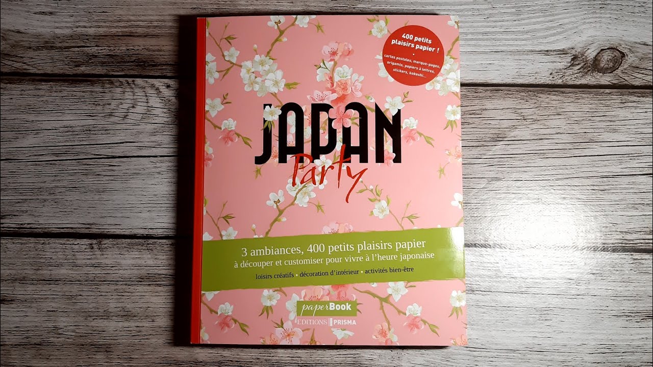 🌸Creative book: Japan Party paper book🌸 Prisma editions