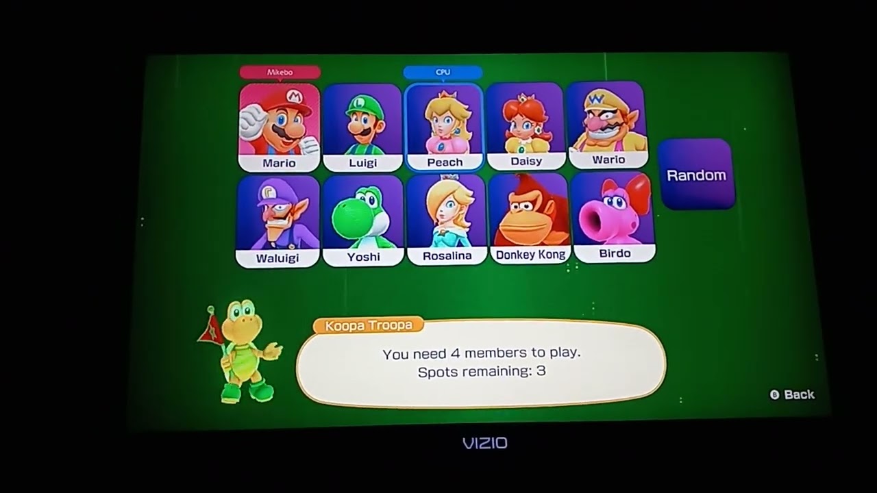 Mario Party Superstars - Mario Select Character Animation