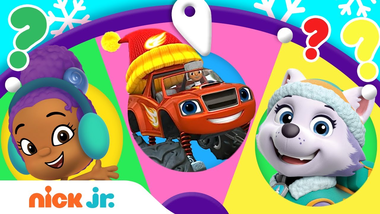 Spin the Wheel of Friends 🎅❄️ w/ Blaze, Bubble Guppies & Santiago! Ep. 16 | @nickjr