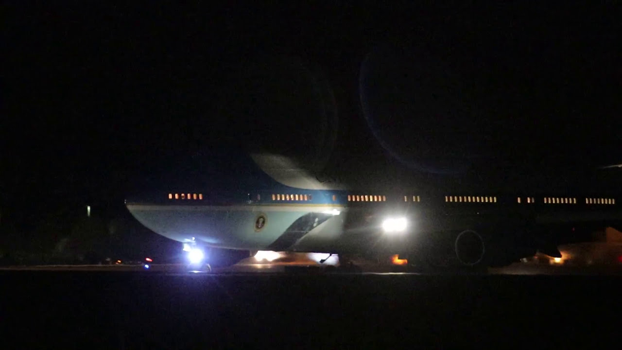 Air Force One - Trump Nashville Night Departure