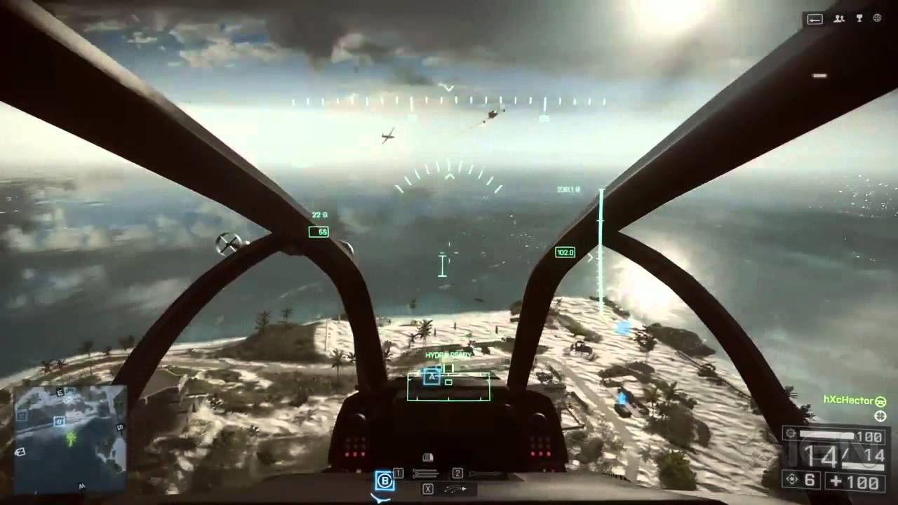 Battlefield 4 - How To Fly Helicopters