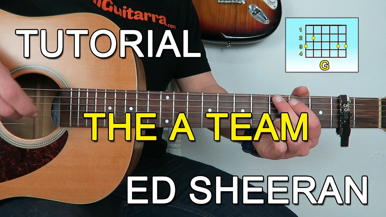 Cómo tocar The A Team en Guitarra acústica Ed Sheeran - Fácil