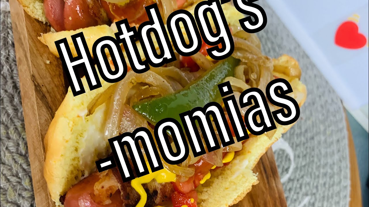 Hotdogs momias ( Hot dogs stuffed with cheese and wrapped in bacon )