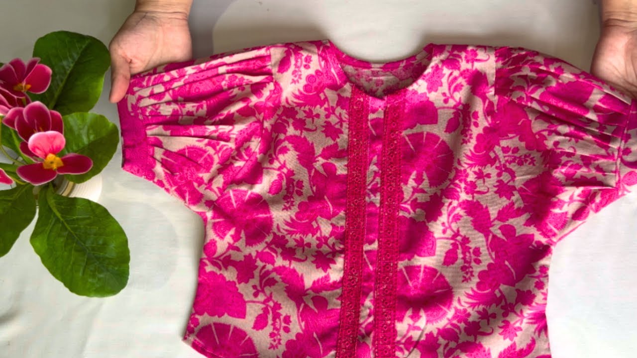 How to make Branded Style Top Cutting and Stitching || Winter Baby Girl Dress||
