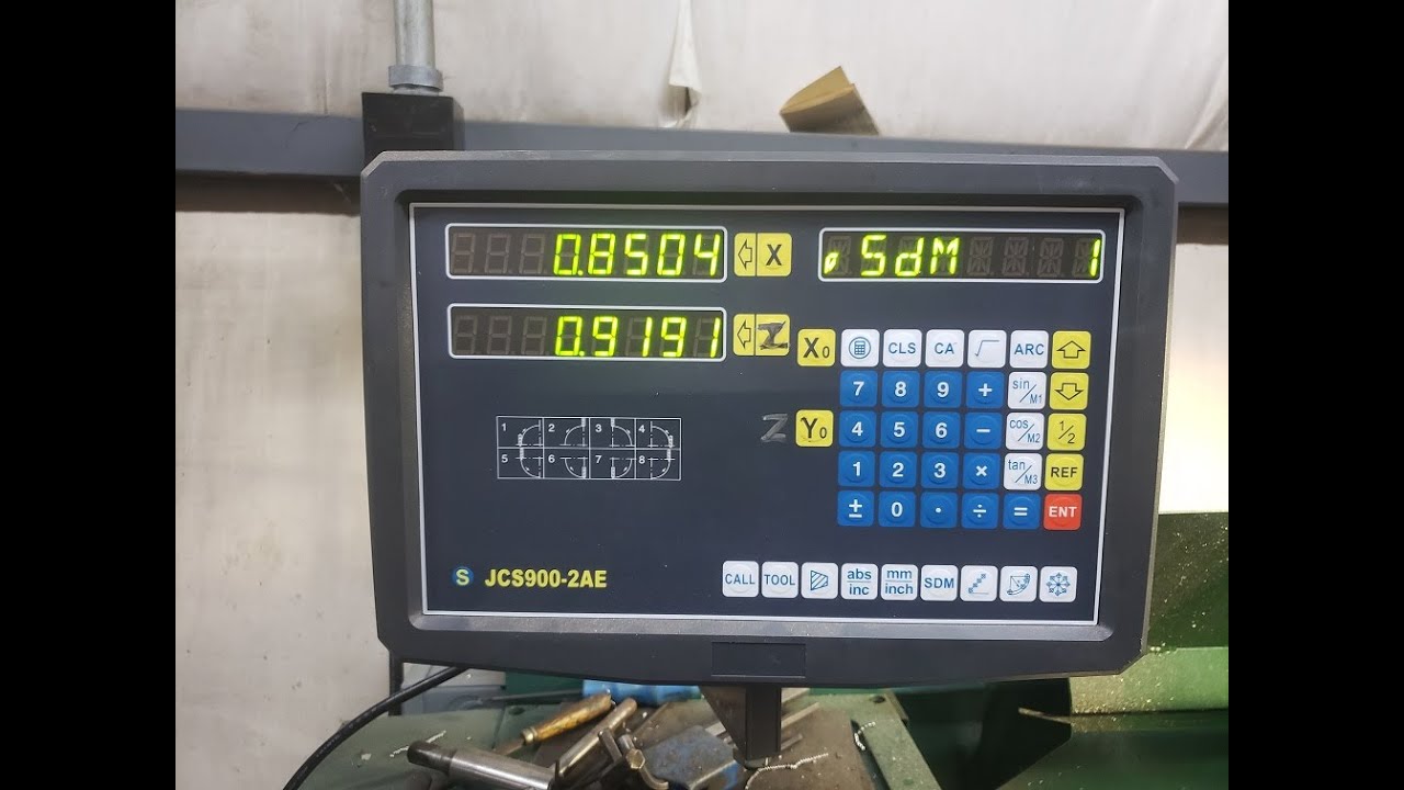 JCS900-2AE DRO QUICK TOOL SETUP