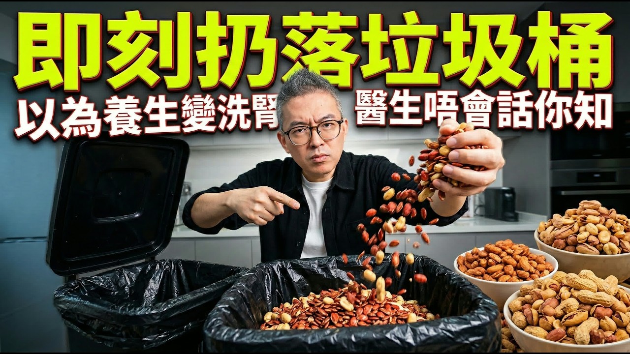 即刻停口！60歲後亂剝果仁會無命？踢爆5大「毒堅果」黑名單！好多人仲買緊！醫生教路：只有這4種先係真正長壽果！