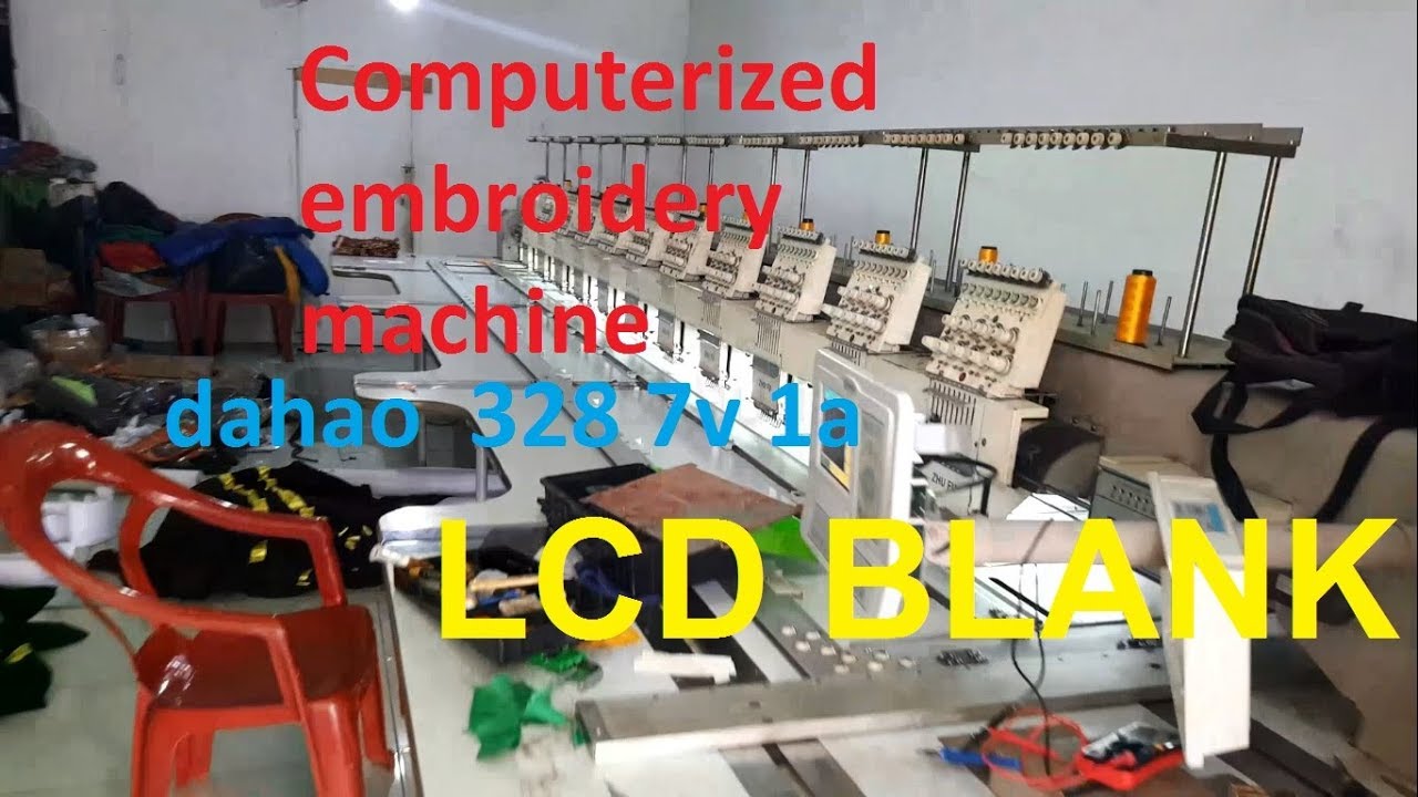 #29 embroidery machine dahao  3287v1a lcd blank/(lcd auo g057qn01)
