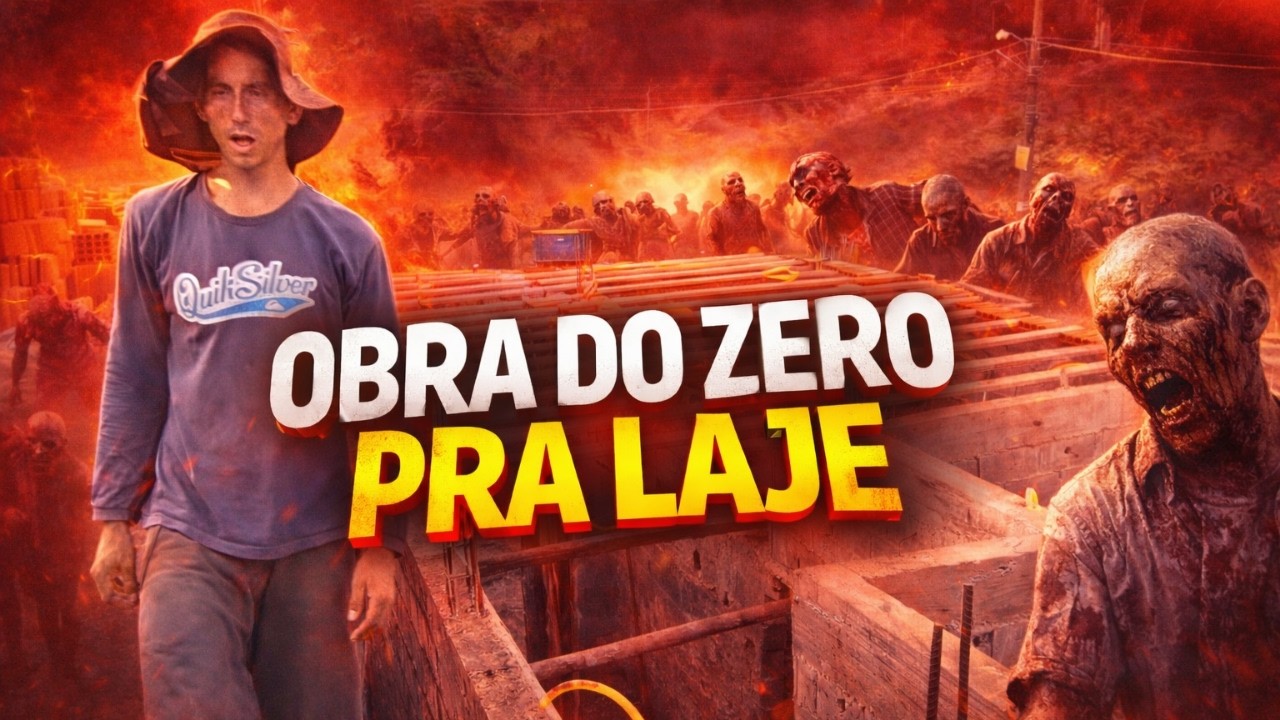 DO ZERO À LAJE… EM MEIO AOS “ZUMBIS” DA RUA 😳🏠