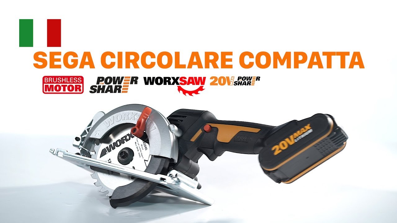 WORX WX531 WORXSAW Sega Circolare Compatta Brushless 20V      IT