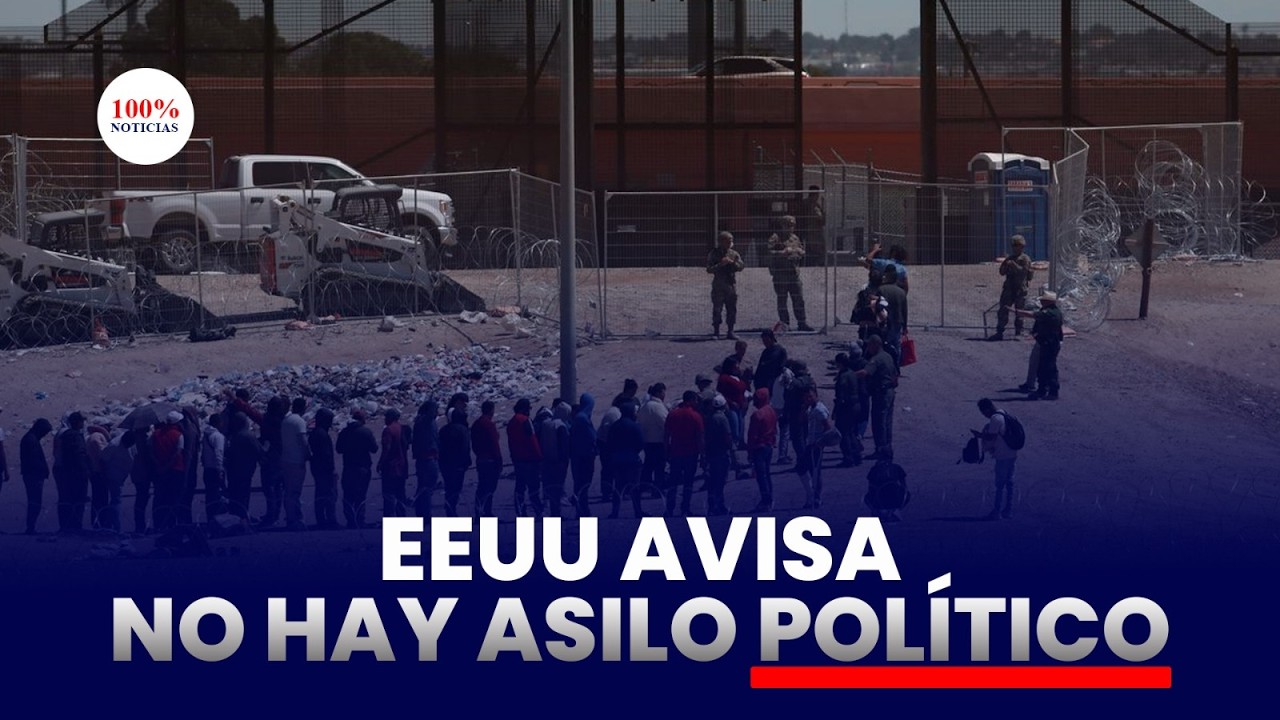EEUU advierte: no hay asilo en frontera