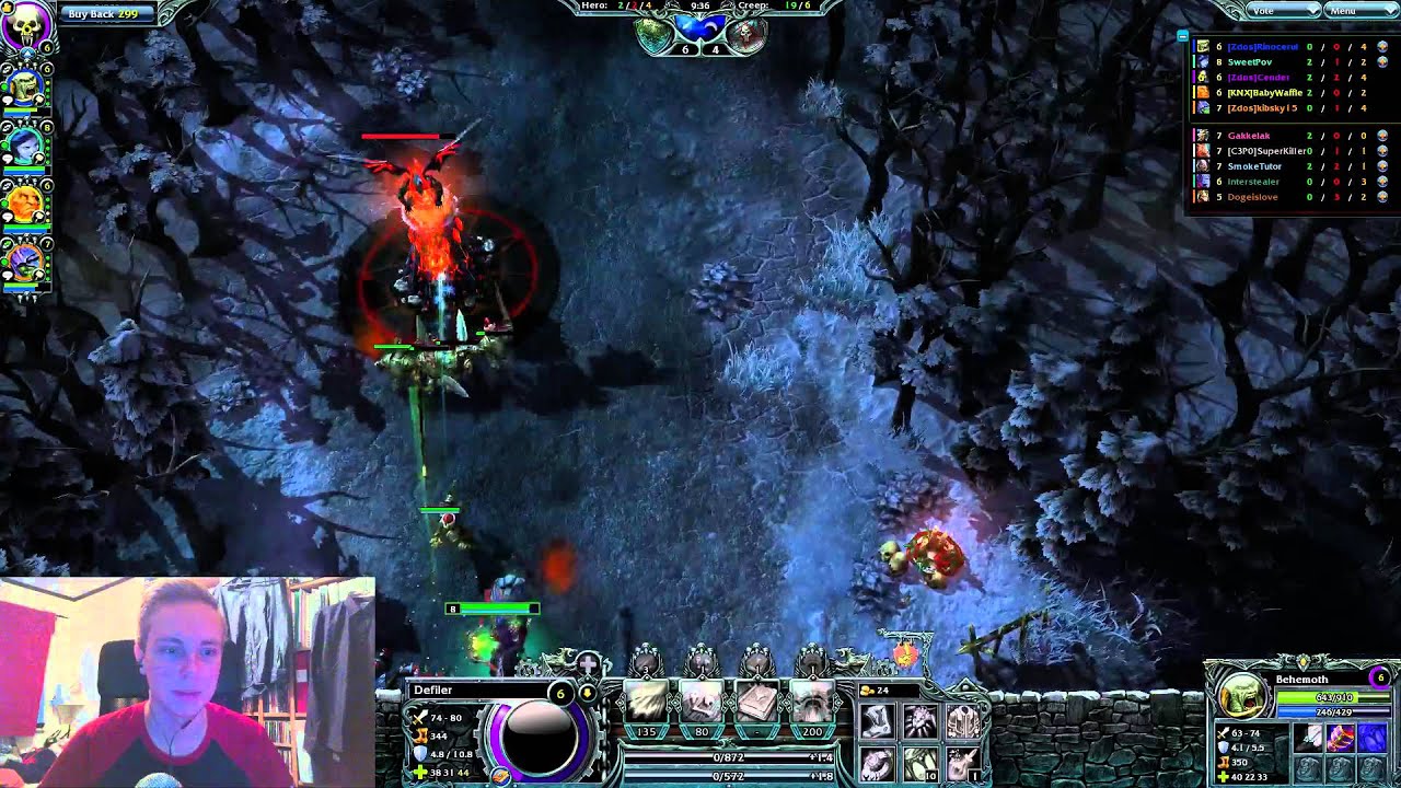 [HoN]Beating the OP push and Kongor lvl 1