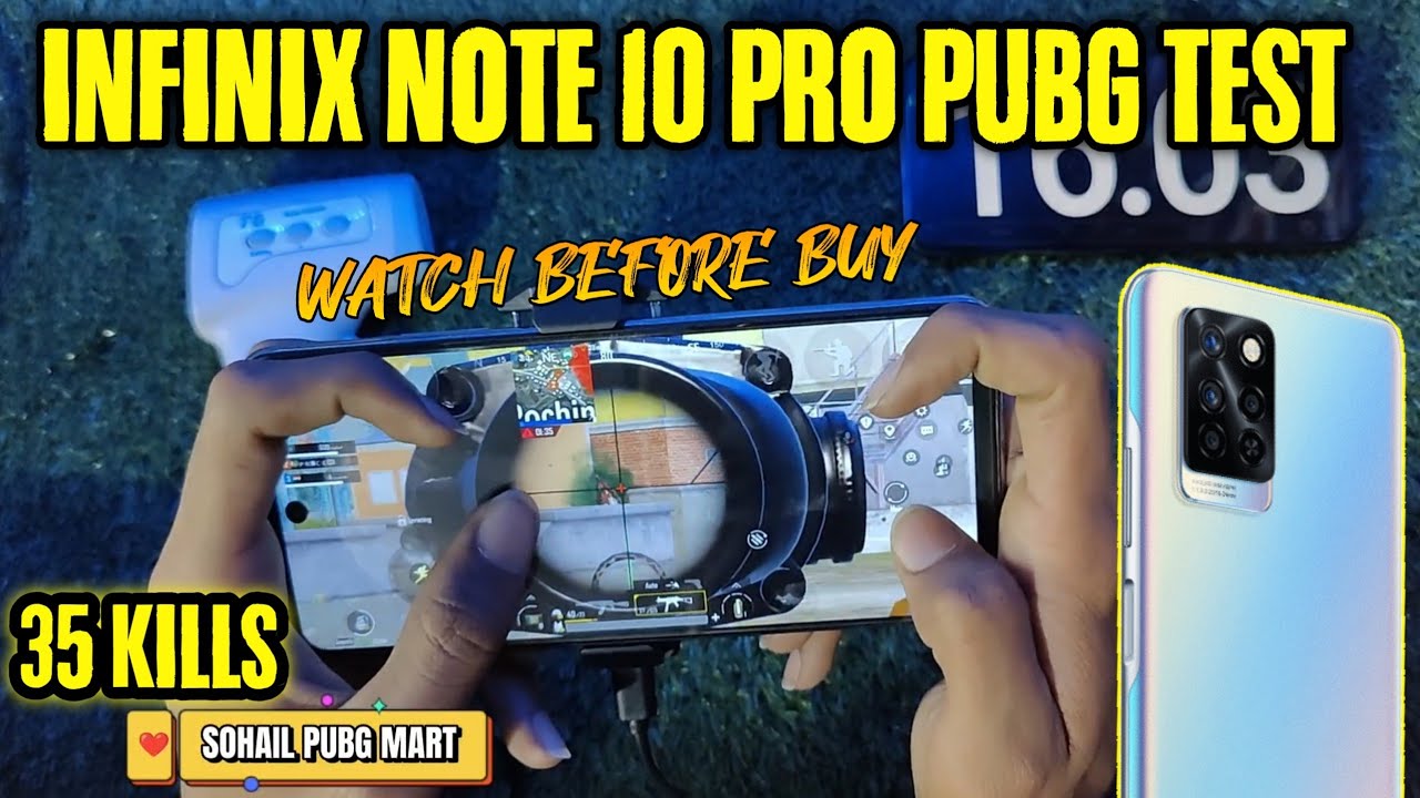 INFINIX NOTE 10 PRO PUBG TEST | GAMEPLAY GRAPHICS TEST IN 2023