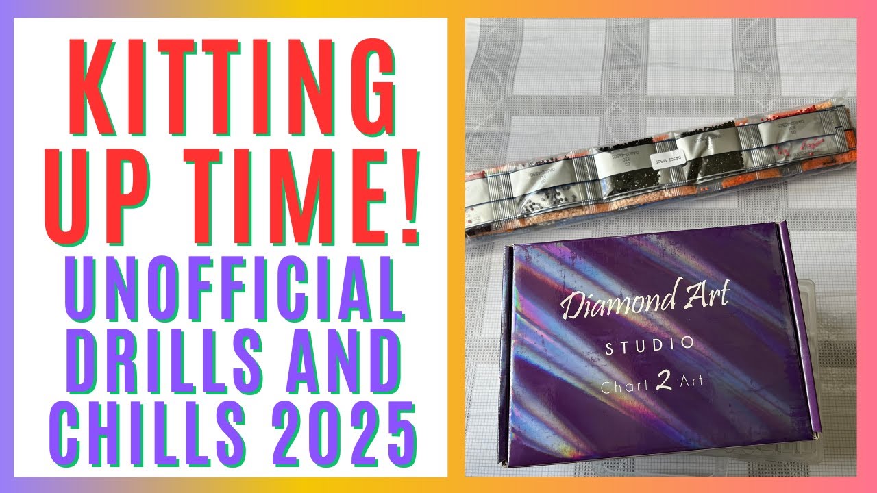 Diamond Painting Kitting up! 12 Days of Spookmas for Drills & Chills