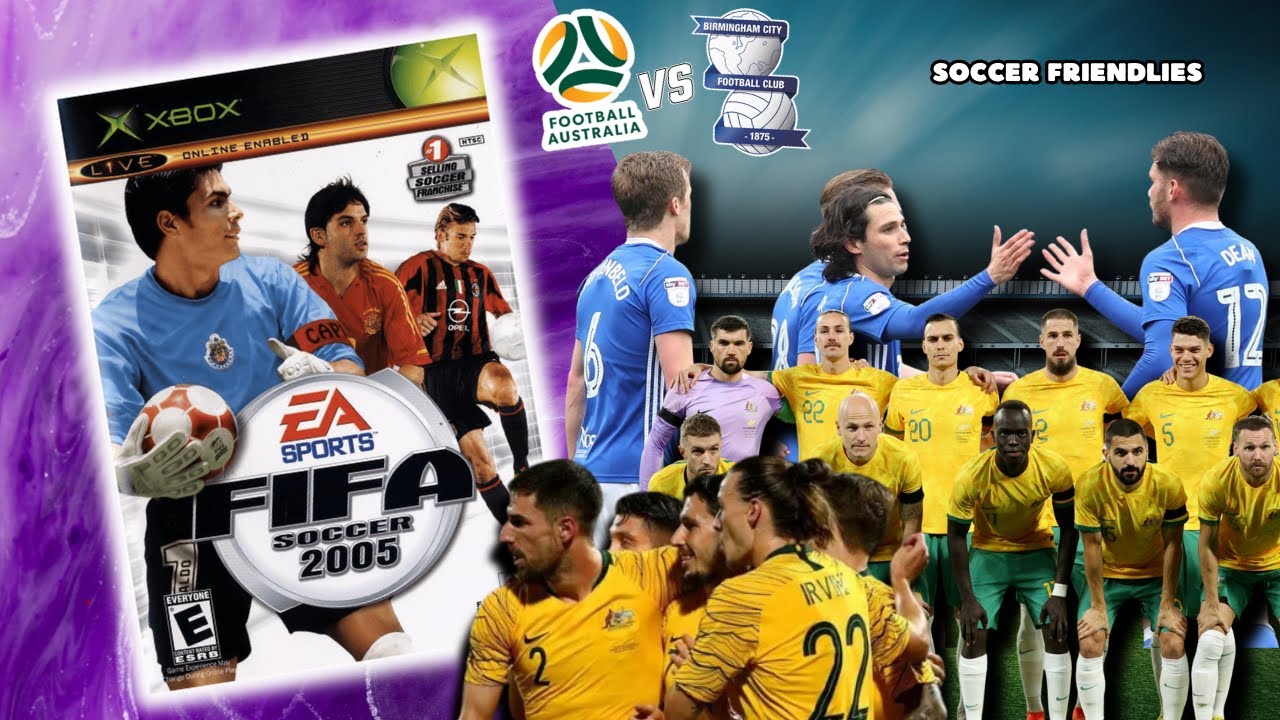 FIFA Soccer 2005 - Australia vs Birmingham - Gameplay (XBOX)