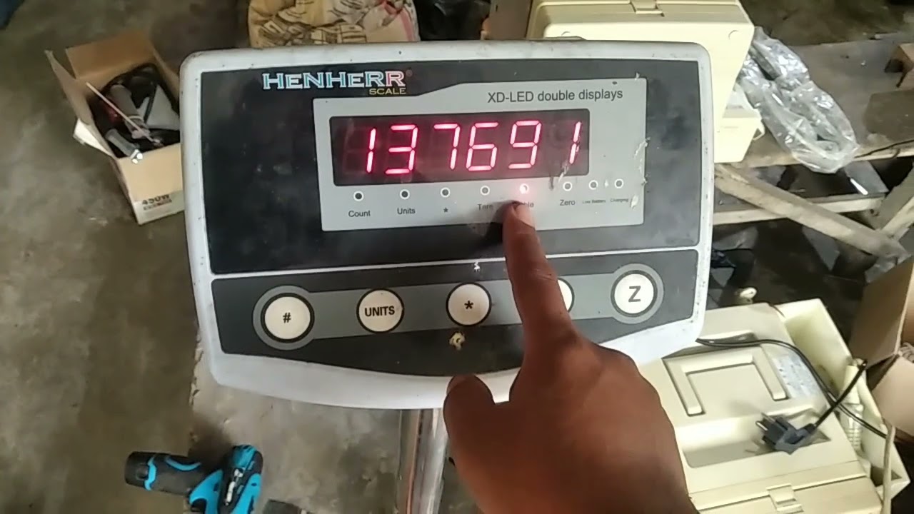 Memperbaiki Timbangan Digital 150Kg Henherr Tidak Stabil / Angka Gerak Terus