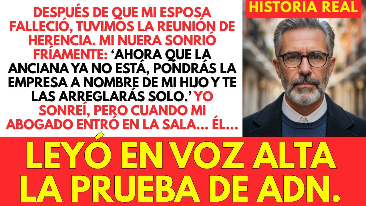 Tras Morir Mi Esposa, Leímos El Testamento. Mi Nuera Sonrió Fríamente: 