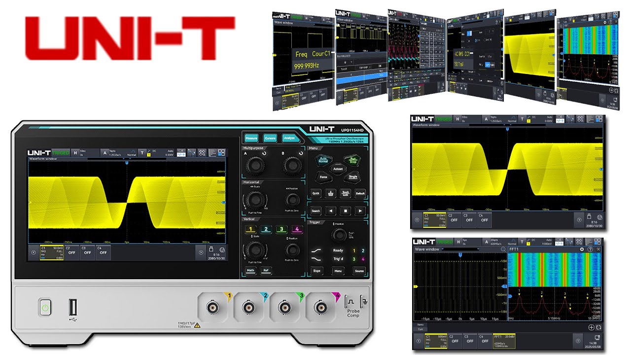 Oscyloskop 12-bit UNI-T UPO1154HD - czy pokona Siglent i Rigol? Pierwsze spotkanie z UPO1000HD