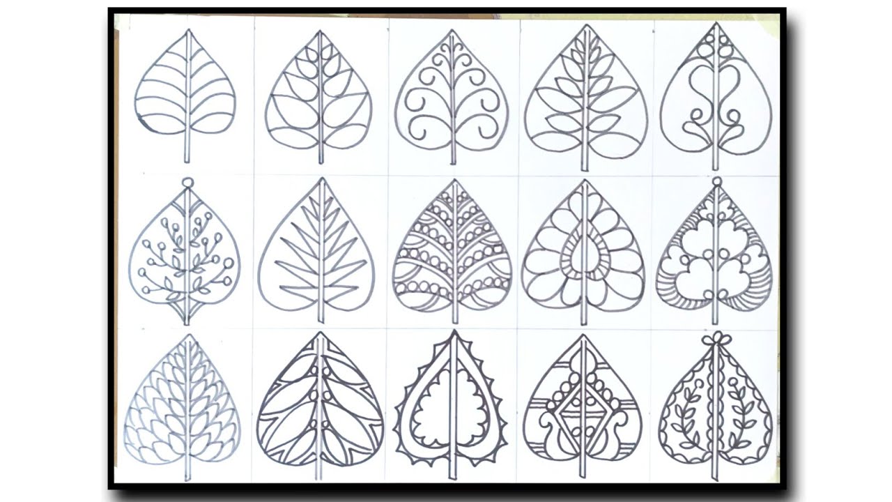 How To Tree | How To Decorative Trees | Easy Tree Drawing | Decorative Trees Shapes🌴 Creative Tree 🌳