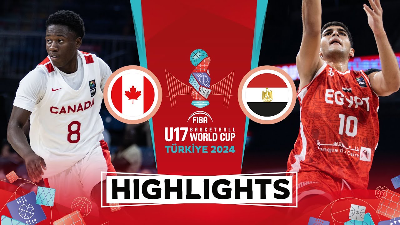 Canada 🇨🇦 vs Egypt 🇪🇬 | Highlights | FIBA U17 Basketball World Cup 2024