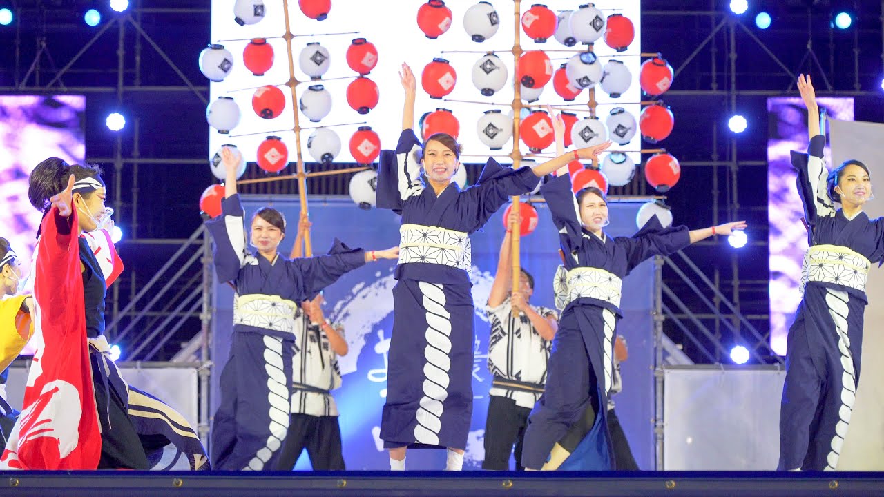 [4K] 心纏い　安濃津よさこい 2022　津まつり (中央)