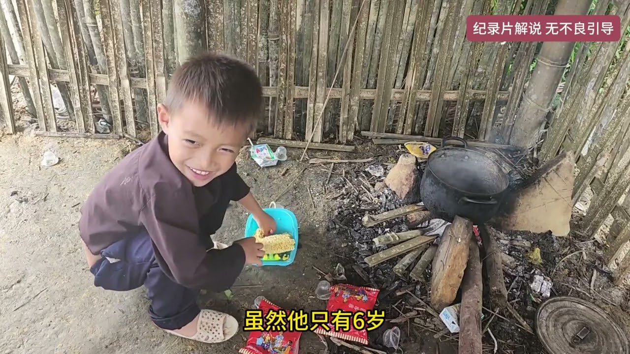 6歲孤兒進深山采摘野果，為了弟弟的溫暖，他一路上都沒有后退！這孩子的堅韌打動了所有人的心 #野人 #猎人 #山谷 #警察 #冒险