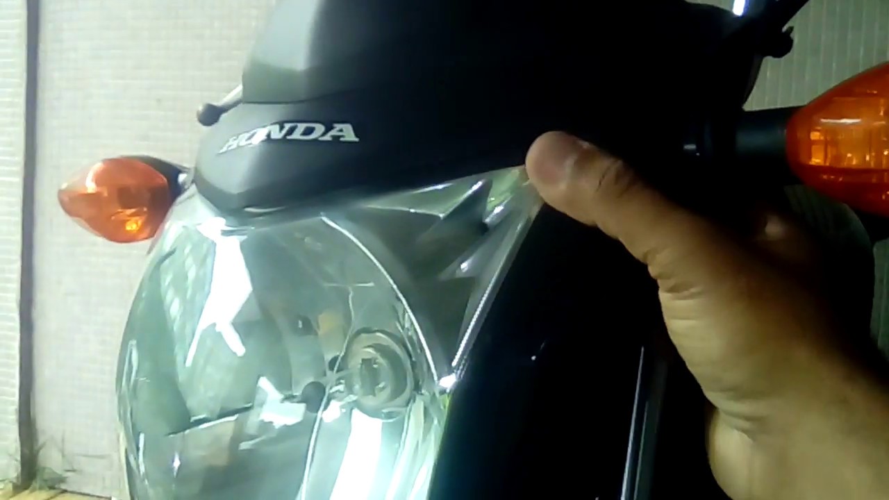 Como trocar lâmpada do farol CG fan 125 e 150