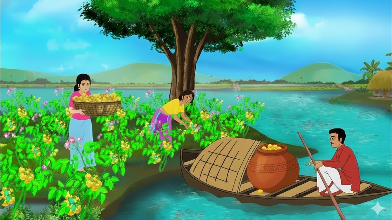 लालच का घड़ा I Lalach ka ghada | Hindi Kahaniya I Moral I Hindi Story I cartoon story